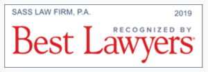 Badge for Sass Law Firm recognized by Best Lawyers 2019