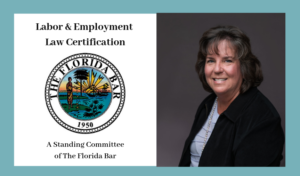 Picture of Janet Wise Employment Law Attorney as a member of The Florida Bar Labor and Employment Law Certification Committee