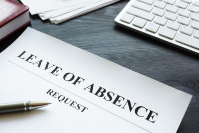 Sass Blog Leave of Absence request on table