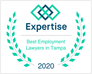 Badge for Expertise Best Employment Lawyers Tampa 2020