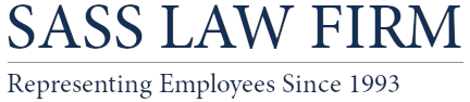 Logo for Sass Law Firm Representing Employees Since 1993