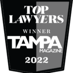 Badge for Top Lawyers Winner Tampa Magazine 2022 for Cynthia Sass Employment Law Individuals 2022