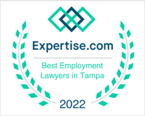 Badge for Expertise.com Best Employment Lawyers in Tampa 2022