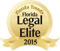 Badge for Florida Trend's Florida Legal Elite award for 2015