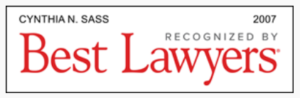 Badge for Cynthia N. Sass recognized by Best Lawyers 2007