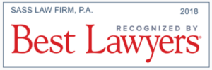 Badge for Sass Law Firm recognized by Best lawyers 2018