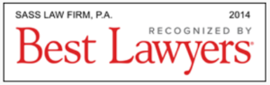 Badge for Sass Law Firm recognized by Best Lawyers 2014